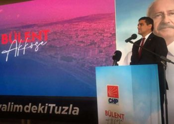 CHP’nin birinci aday adayı Tuzla’da Bülent Akköse